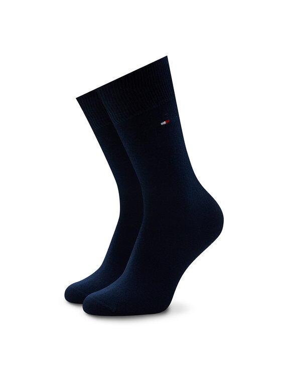 Tommy Hilfiger Дълги чорапи Tommy Hilfiger 342021001 Тъмносин