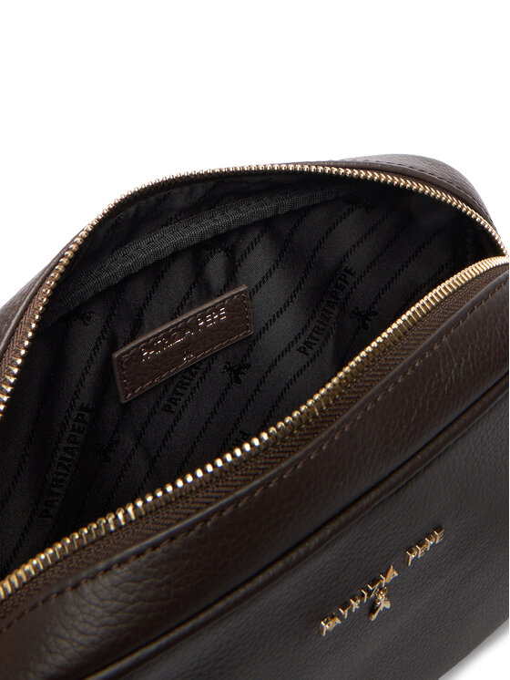 Patrizia Pepe Ročna torba Patrizia Pepe Borsa CB8985/L001-B856 Rjava
