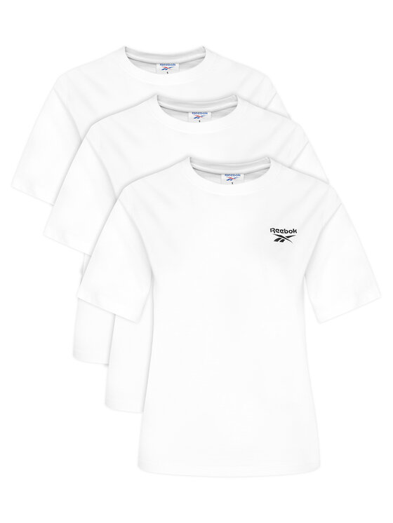 Reebok Reebok Комплект футболок RK25194CCW Білий Regular Fit