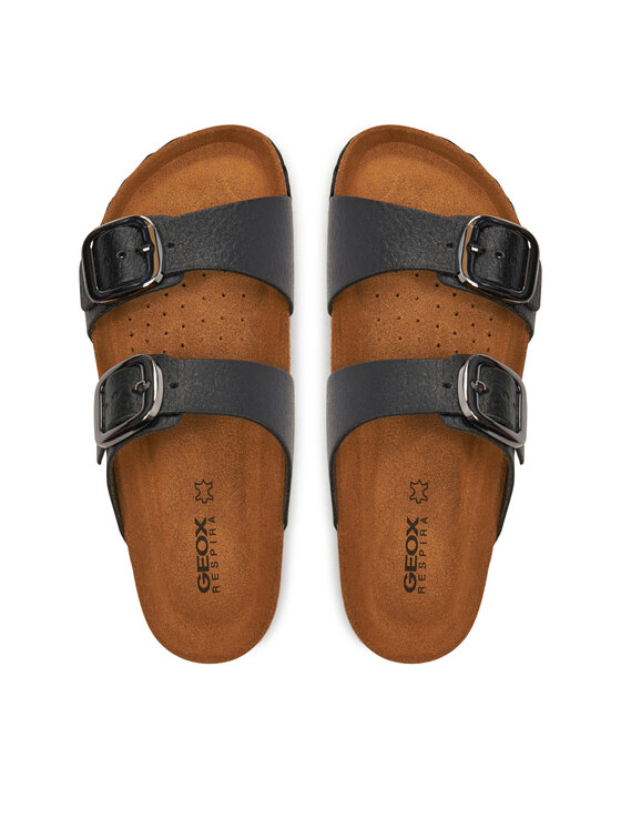 Geox Espadrilky Geox D New Brionia High D45S8A 000BN C9999 Čierna