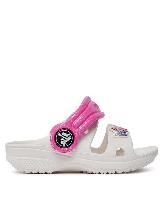 Crocs Шльопанці Crocs Classic Embellished Sandal T 207803 Білий