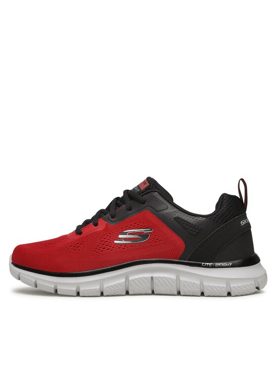 Skechers Sneakersy Skechers Track Broader 232698/RDBK Červená