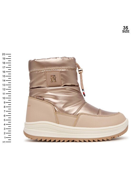 Tommy Hilfiger Śniegowce Tommy Hilfiger Loki T3AD-35206-1474 S Beżowy