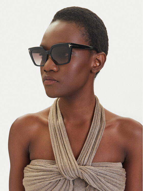 Tom Ford Okulary przeciwsłoneczne Tom Ford FT1030 01Z Czarny