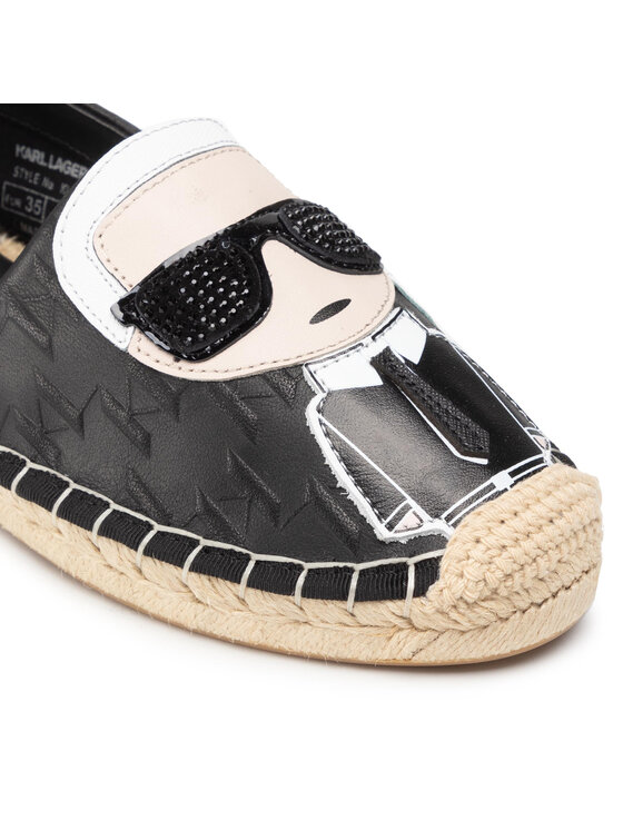 KARL LAGERFELD Еспадрили KARL LAGERFELD KL80121 Черен
