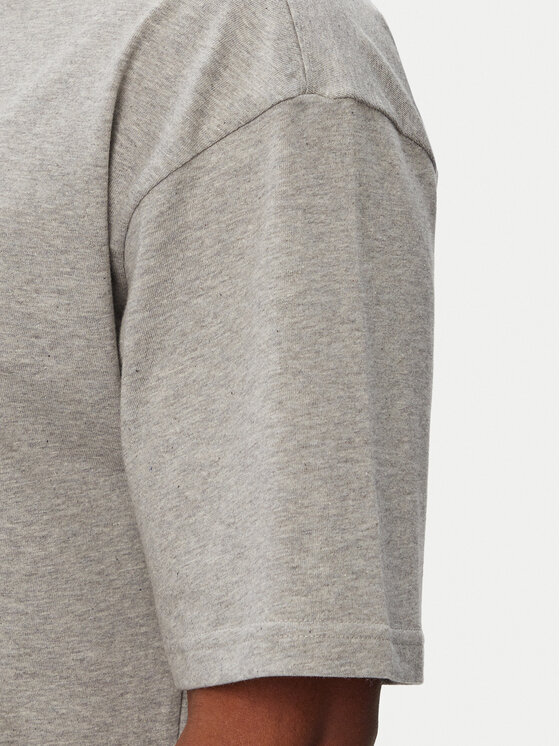 adidas adidas Футболка Trefoil Essentials IA7533 Світло-сірий Regular Fit