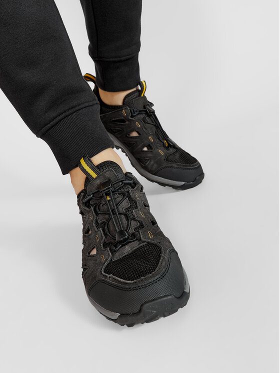 Jack Wolfskin Трекінгові черевики Jack Wolfskin Woodland 2 Hybrid Low M 4051301 Чорний