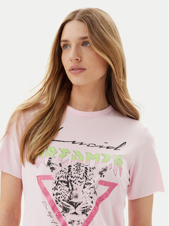ONLY ONLY Футболка Lucy 15307412 Рожевий Regular Fit