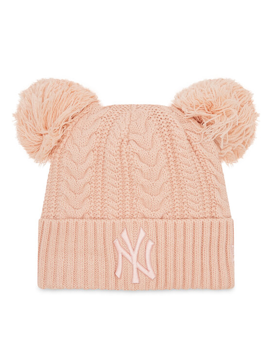 New Era Шапкa New Era New York Yankees Double Pom 60284835 Рожевий