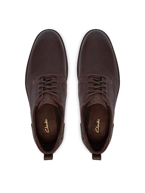 Clarks Обувки Clarks Aldwin 2 Derby 26327155 Кафяв