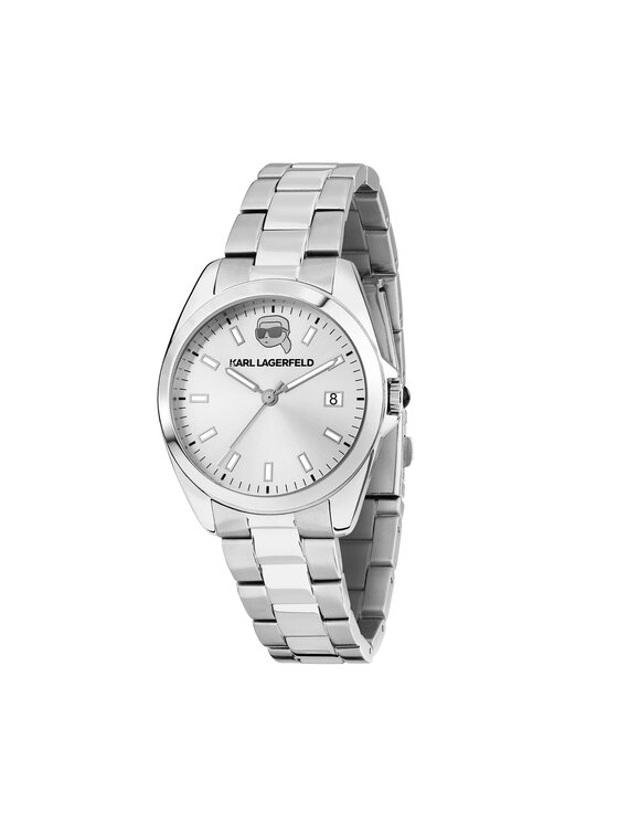 KARL LAGERFELD Ročna ura KARL LAGERFELD R0553101517 Srebrna