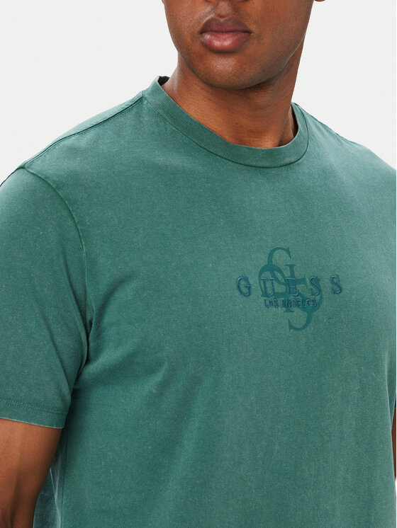 Guess Guess T-shirt M6YI58 K4632 Verde Regular Fit