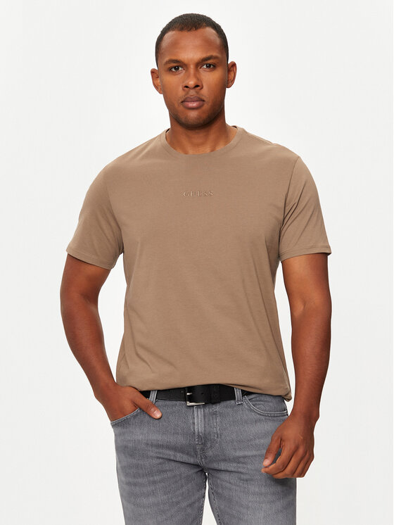 Guess Guess Футболка M4GP39 K7HD0 Коричневий Regular Fit
