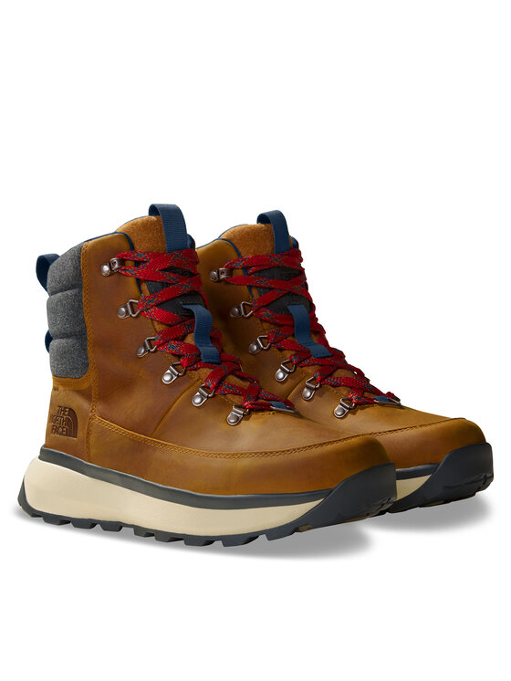 The North Face Outdoorová obuv The North Face Bergen Leather Wp NF0A8A9M8O11 Hnedá