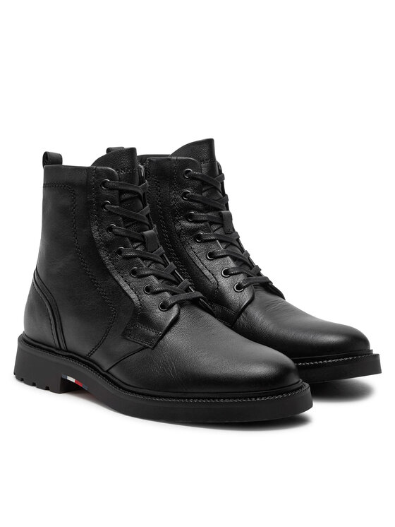 Tommy Hilfiger Šnurovacia obuv Tommy Hilfiger FM0FM05183 Čierna