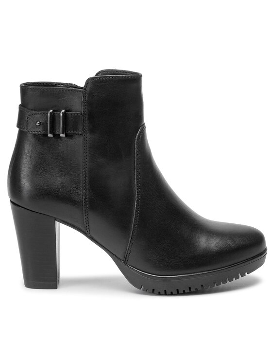 Tamaris Μποτάκια Tamaris 1-25051-23 Μαύρο