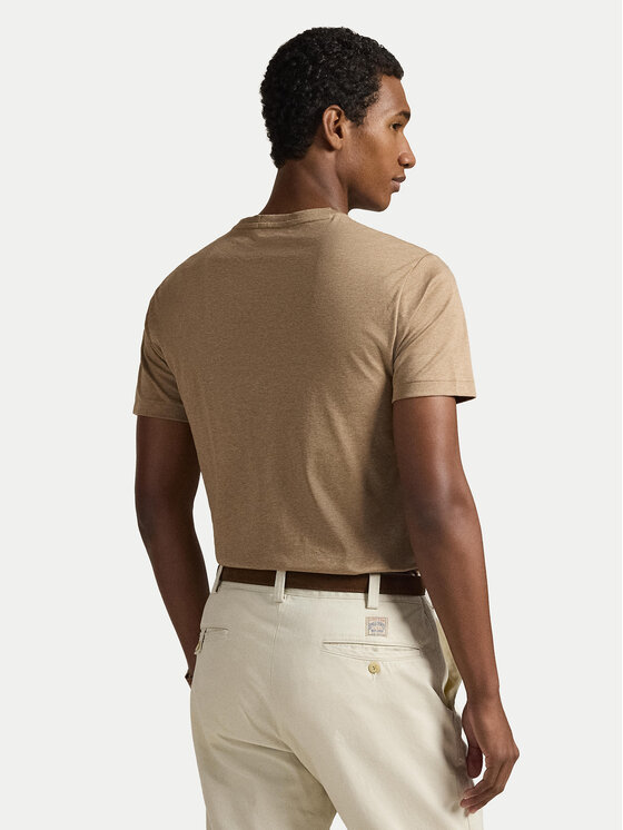 Polo Ralph Lauren Polo Ralph Lauren Camiseta 710740727103 Beis Custom Slim Fit