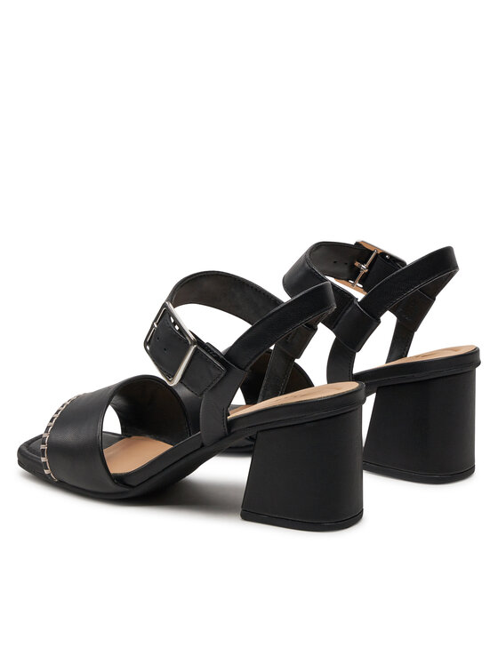 Clarks Босоніжки Clarks Siara65 Buckle 26176341 Чорний