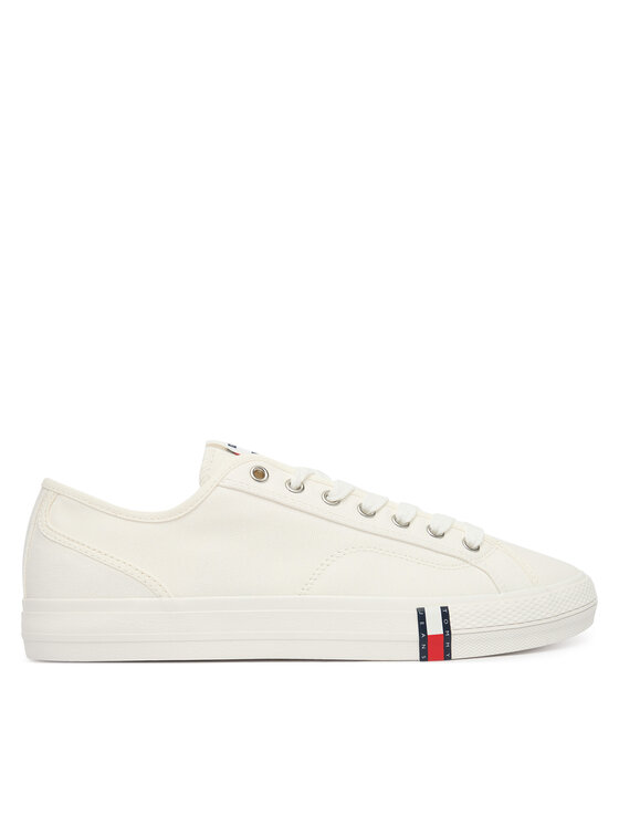 Tommy Jeans Πάνινα παπούτσια Tommy Jeans Archive Vulc Y2K EM0EM01674 Λευκό