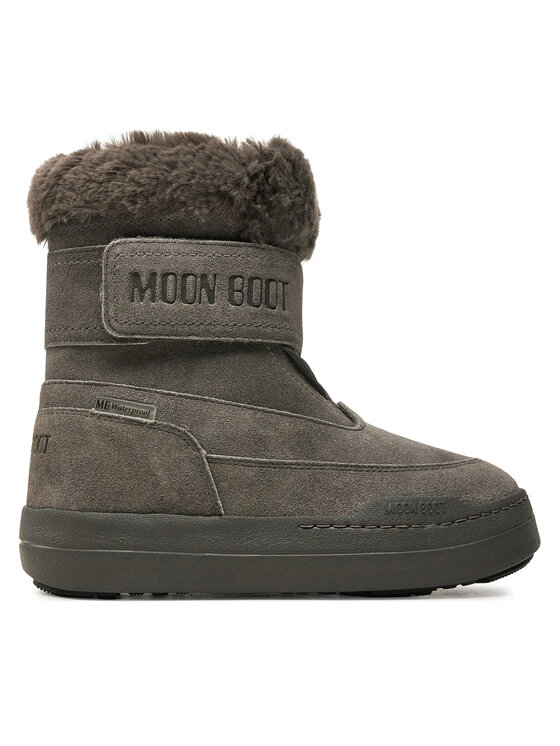 Moon Boot Škornji za sneg Moon Boot Junior Park Dtrap Boot Suede 80D3440040 Siva