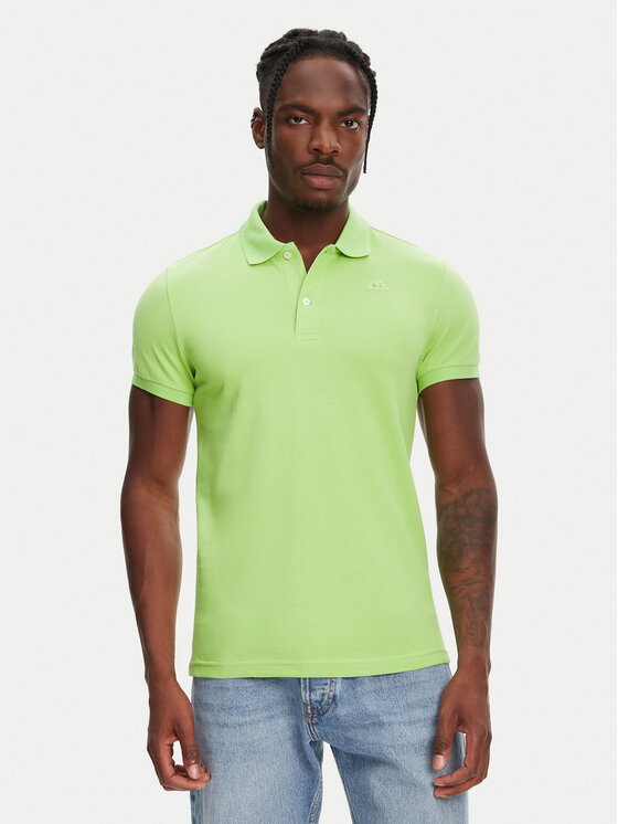 Robe di Kappa Robe di Kappa Поло William 6006170 Зелений Slim Fit