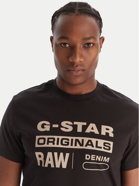 G-Star Raw G-Star Raw Camiseta Originals D25969-C506 1214 Negro Regular Fit