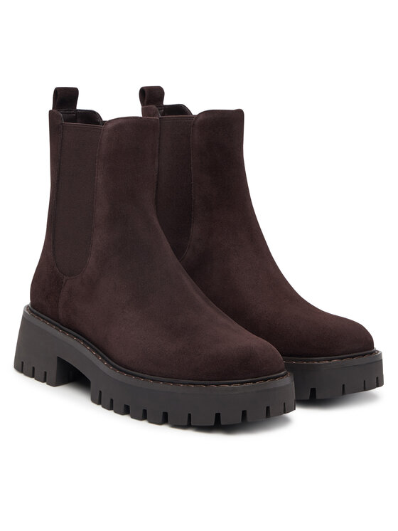 MICHAEL Michael Kors Štibletai MICHAEL Michael Kors Asher 40F5ASFE5S Tamsiai ruda