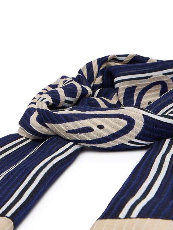 Tommy Hilfiger Fular Tommy Hilfiger Script AW0AW18869 Bleumarin