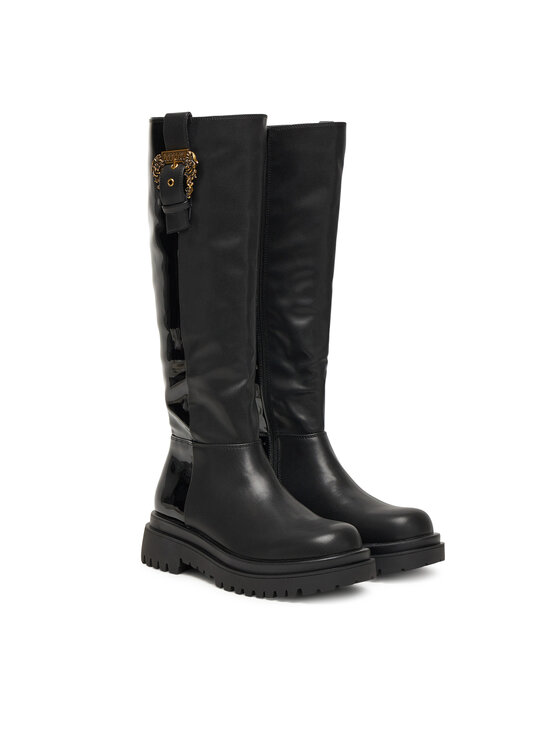 Versace Jeans Couture Чоботи Versace Jeans Couture 79VA3S65 Чорний