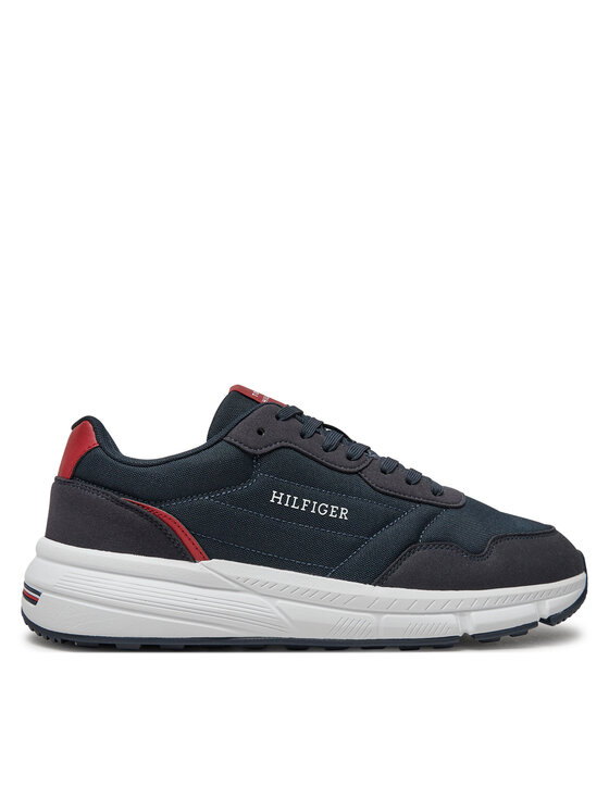 Tommy Hilfiger Sneakersy Tommy Hilfiger Faston Mix Ess FM0FM05141 Tmavomodrá
