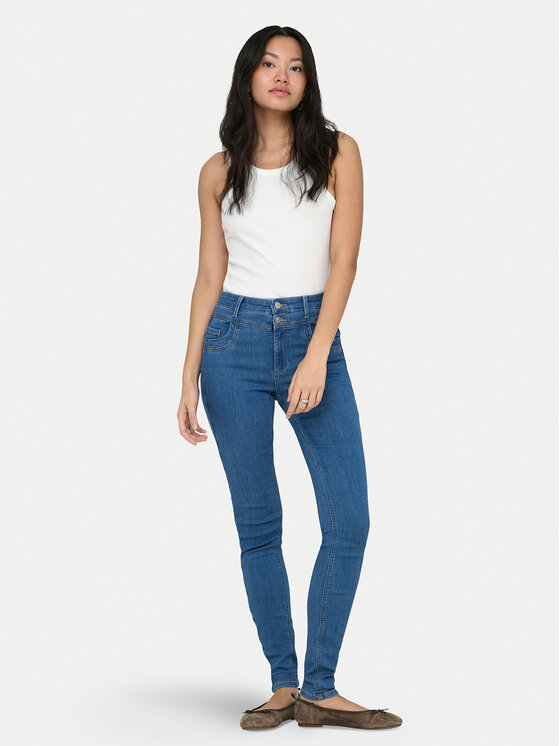 ONLY ONLY Топ Val 2-Way 15371705 Білий Slim Fit
