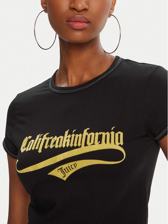 Juicy Couture Juicy Couture Camiseta JCNCT225460 Negro Regular Fit