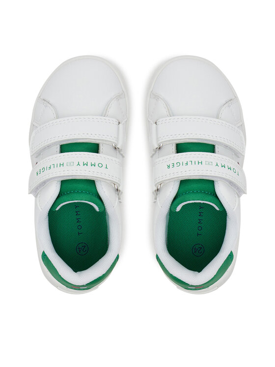 Tommy Hilfiger Superge Tommy Hilfiger Low Cut Velcro Sneaker T1X9-33836-1355 M Bela
