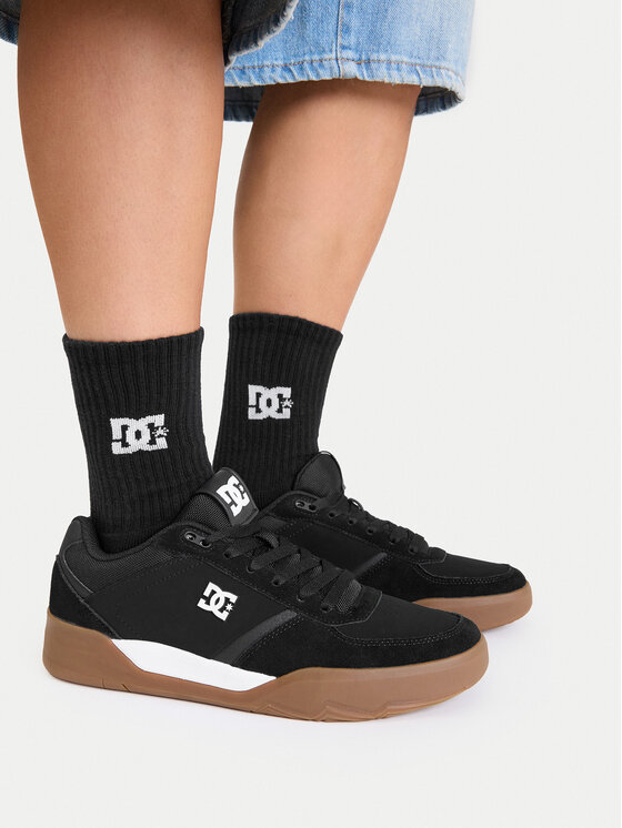 DC Shoes Sneakersy DC Shoes EO-FRACTAL S DC04858001 Czarny