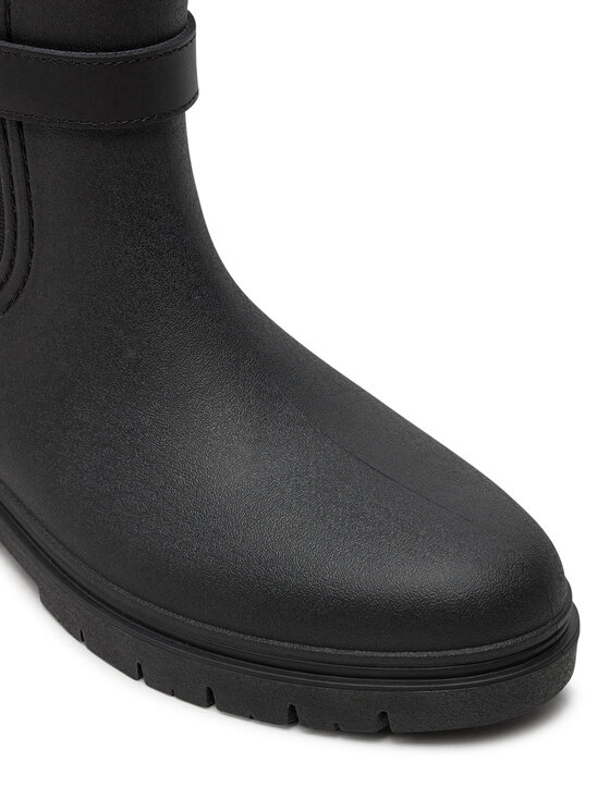 Tommy Hilfiger Gumene čizme Tommy Hilfiger Th Stud Rubberised Rainboot FW0FW08168 Crna