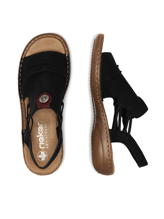 Rieker Sandale Rieker 60872-00 Negru