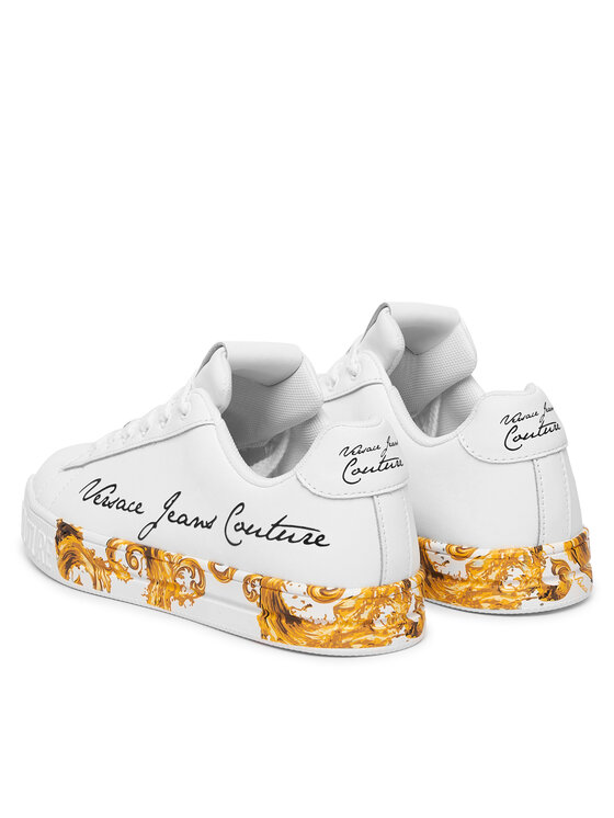 Versace Jeans Couture Снікерcи Versace Jeans Couture 80VA3SKL ZPB79 G03 Білий