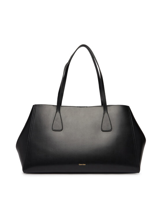 Calvin Klein Rankinė Calvin Klein Ck Snap Large Tote LV04F3502G Juoda