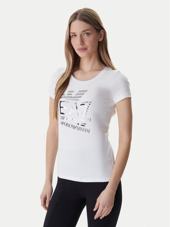 EA7 Emporio Armani EA7 Emporio Armani Camiseta 7W000977 AF10373 Blanco Regular Fit