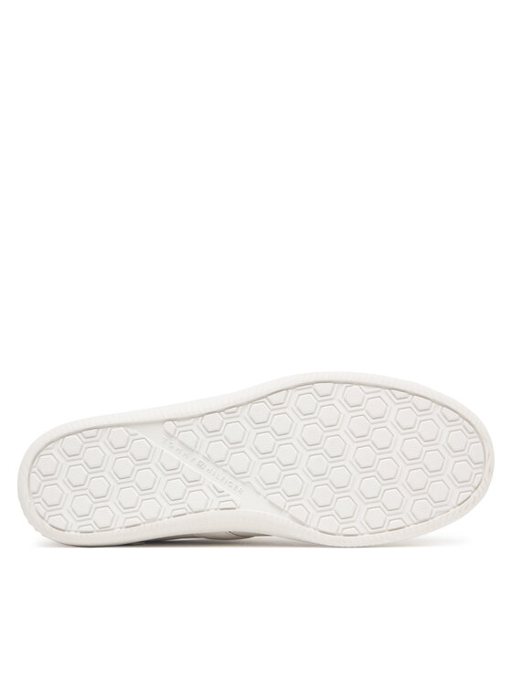 Tommy Hilfiger Sneakers Tommy Hilfiger Th Tribeca Sneaker Premium FW0FW09483 Crem