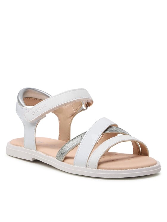 Geox Sandały Geox J Sandal Karly Girl J5235D00254C1000 S Biały
