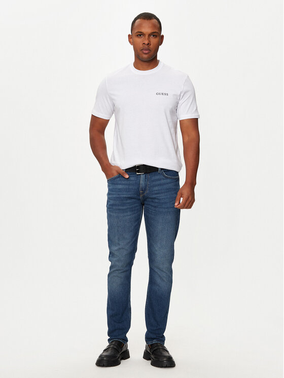 Guess Guess Футболка U4BM03 KCAM1 Білий Regular Fit