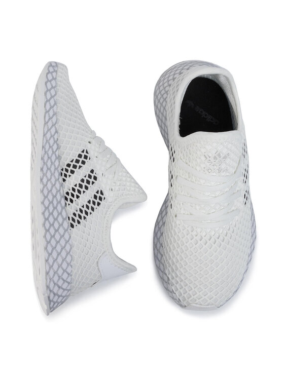 adidas Sneakersy adidas Deerupt Runner J F34295 Bílá