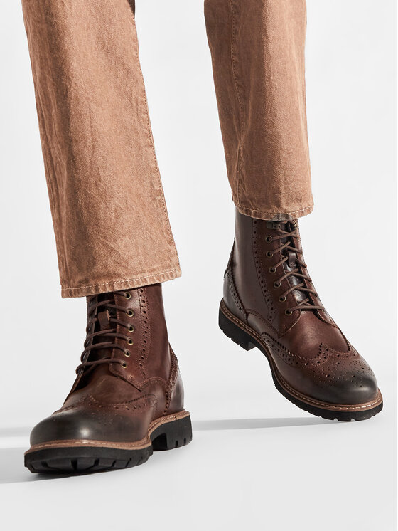 Clarks Чоботи Clarks Batcombe Lord 261271907 Коричневий