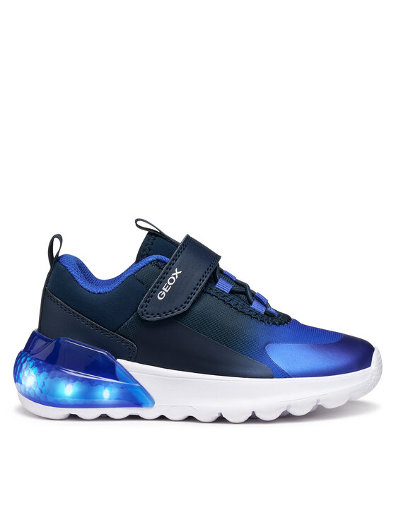 Geox Sneakersy Geox J Activart Illuminus J56LYA 02A9J C4226 S Granatowy