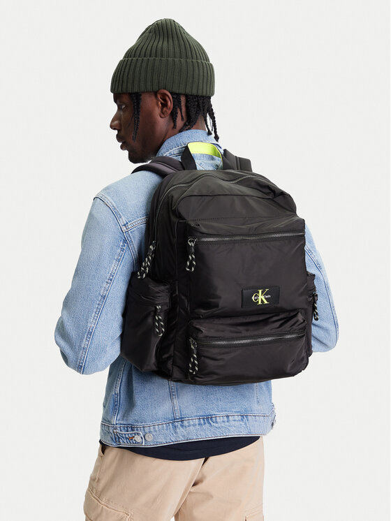 Calvin Klein Ruksak Calvin Klein Tech Utility Backpack LV04G3122G Čierna