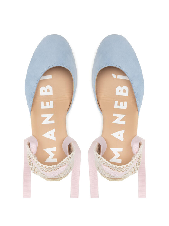 Manebi Espadryle Manebi Wedge Valenciana R 0.5 WV Niebieski