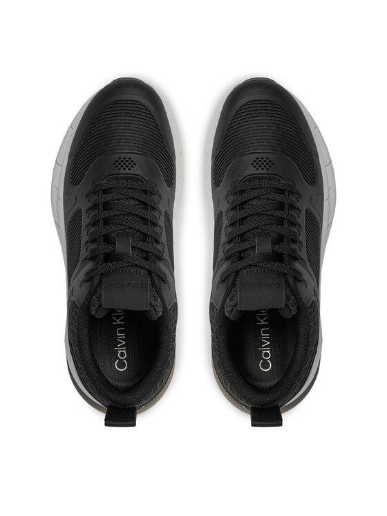Calvin Klein Tenisice Calvin Klein Lace Up Runner - Caged HW0HW01996 Crna