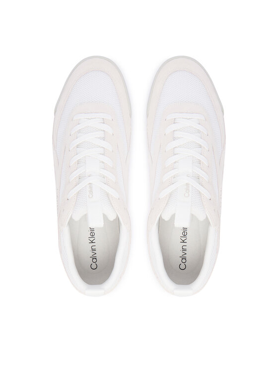 Calvin Klein Сникърси Calvin Klein Low Pro Runner Mix Mat HM0HM02208 Бял