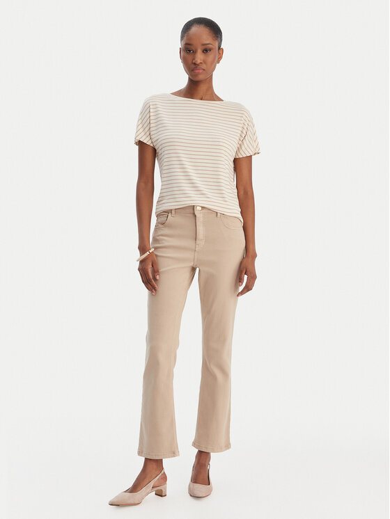 Marella Marella Футболка Emme by Marella Fervida 2615971021 Бежевий Regular Fit